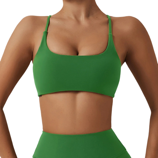 GlamFit Strappy Impact Bra